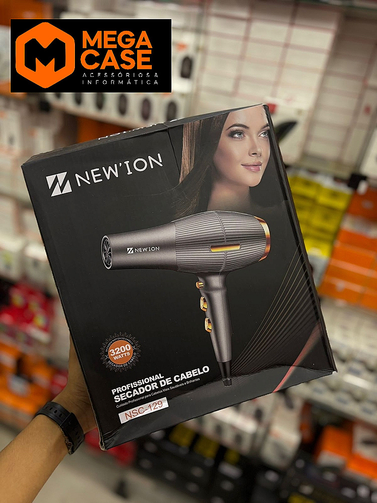 Secador De Cabelo New'ion Profissional Pro NSC-129