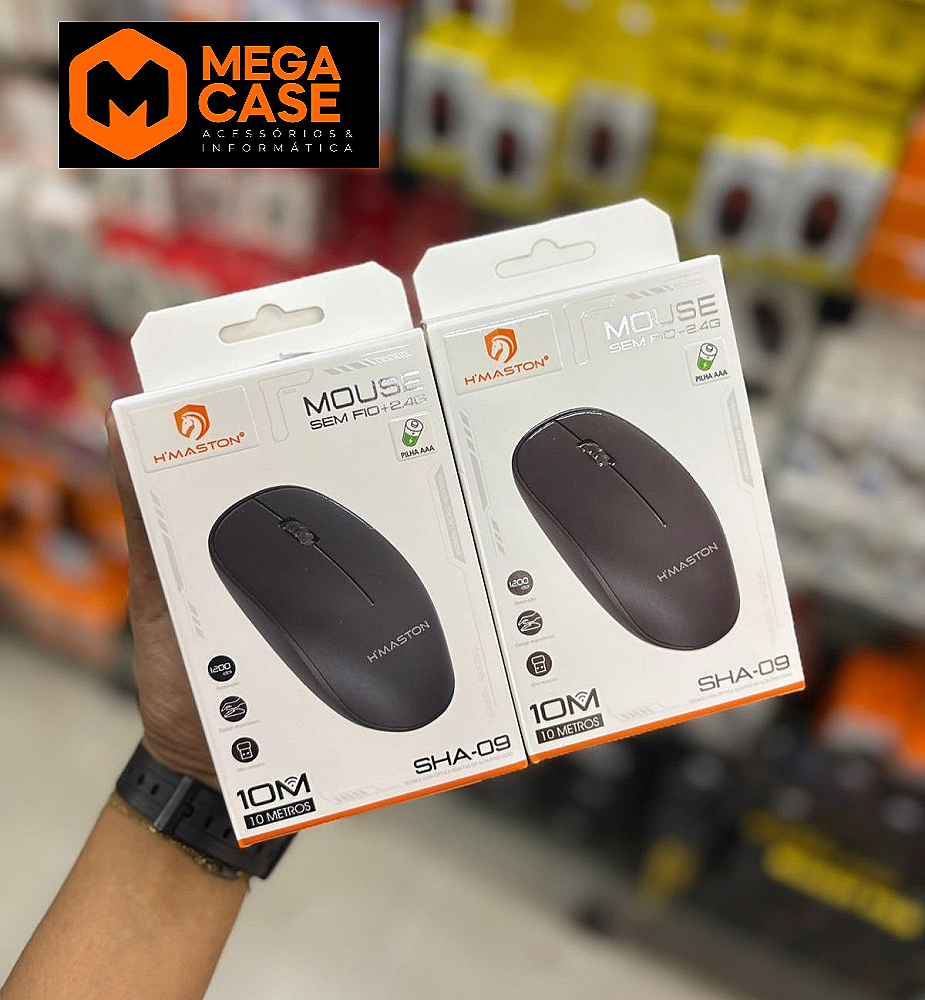 Mouse Sem Fio H'maston SHA-09