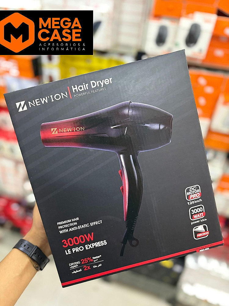 Secador de cabelo Hair Dryer Powerful 3000w Pro New Ion