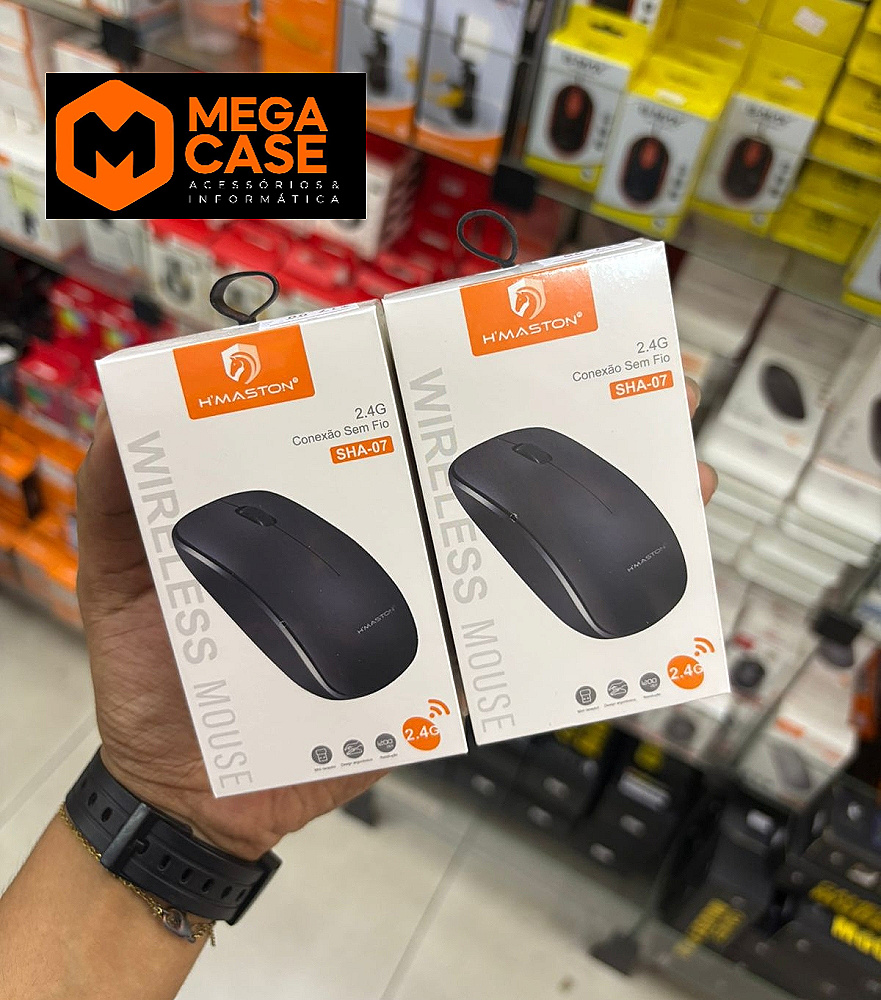 Mouse Sem Fio H'maston Conexao SHA-07