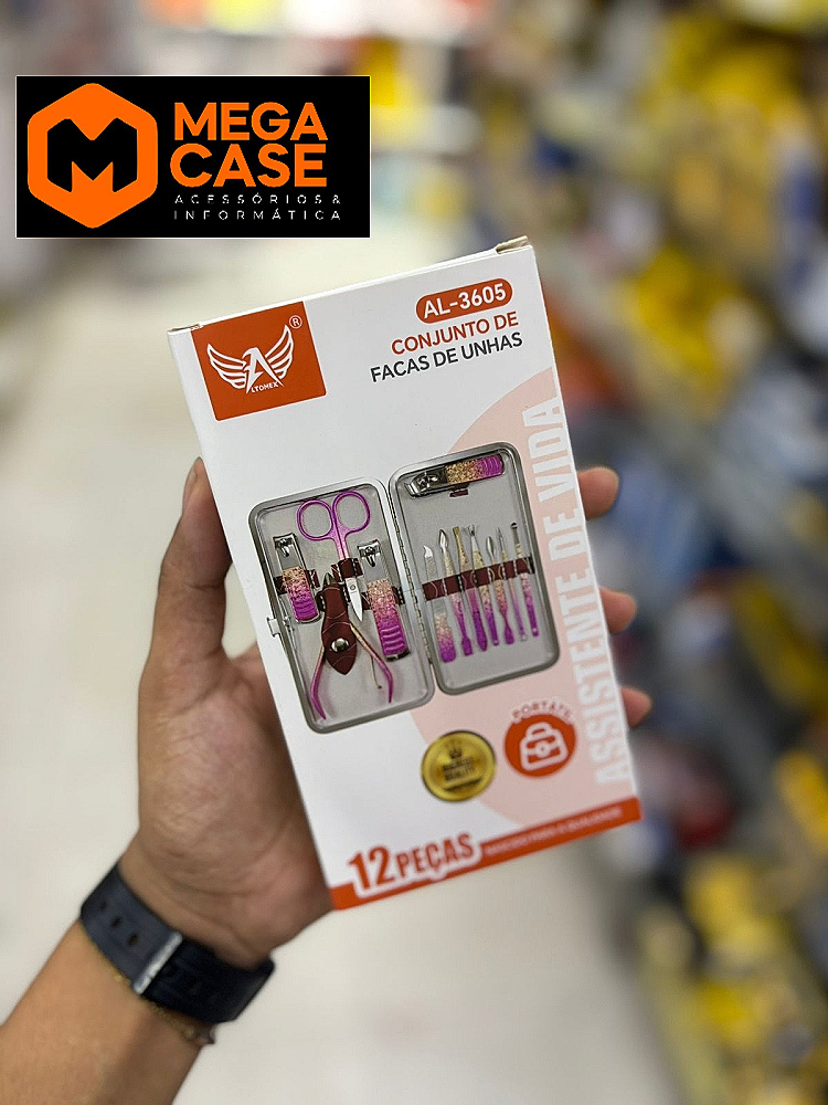 conjunto de unha Al-3605 Facas Atomea