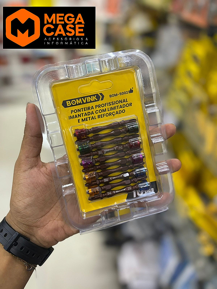 Conjunto de ponteiras com limitador Bomvink Bom-5002 Pro