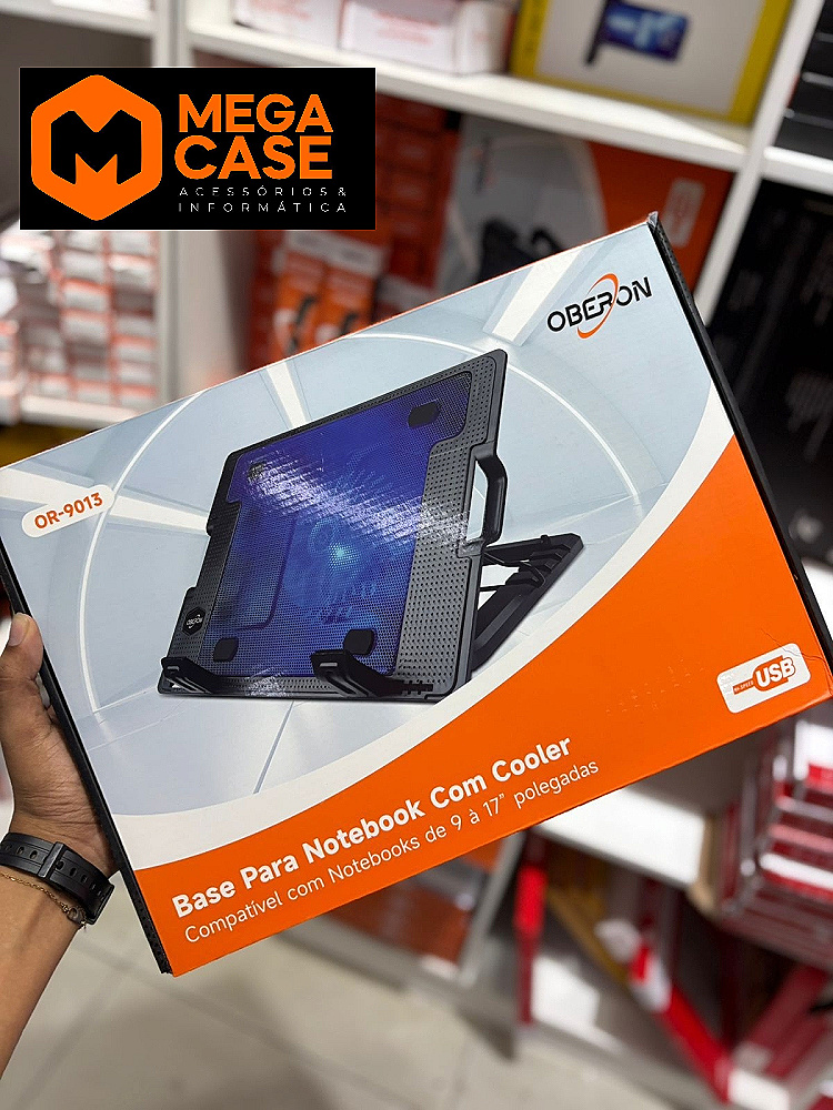 Suporte Base Notebook Cooler Oberon OR-9013