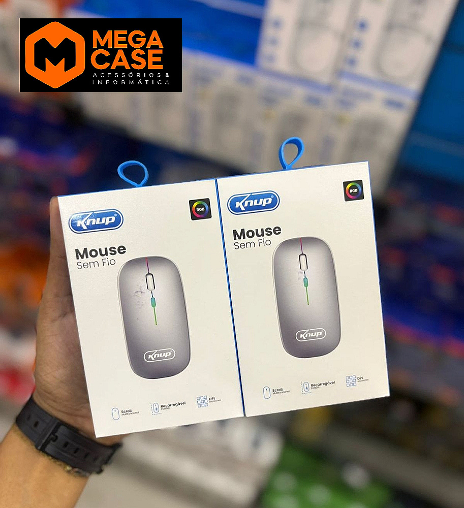 Mouse Sem Fio Knup Scroll