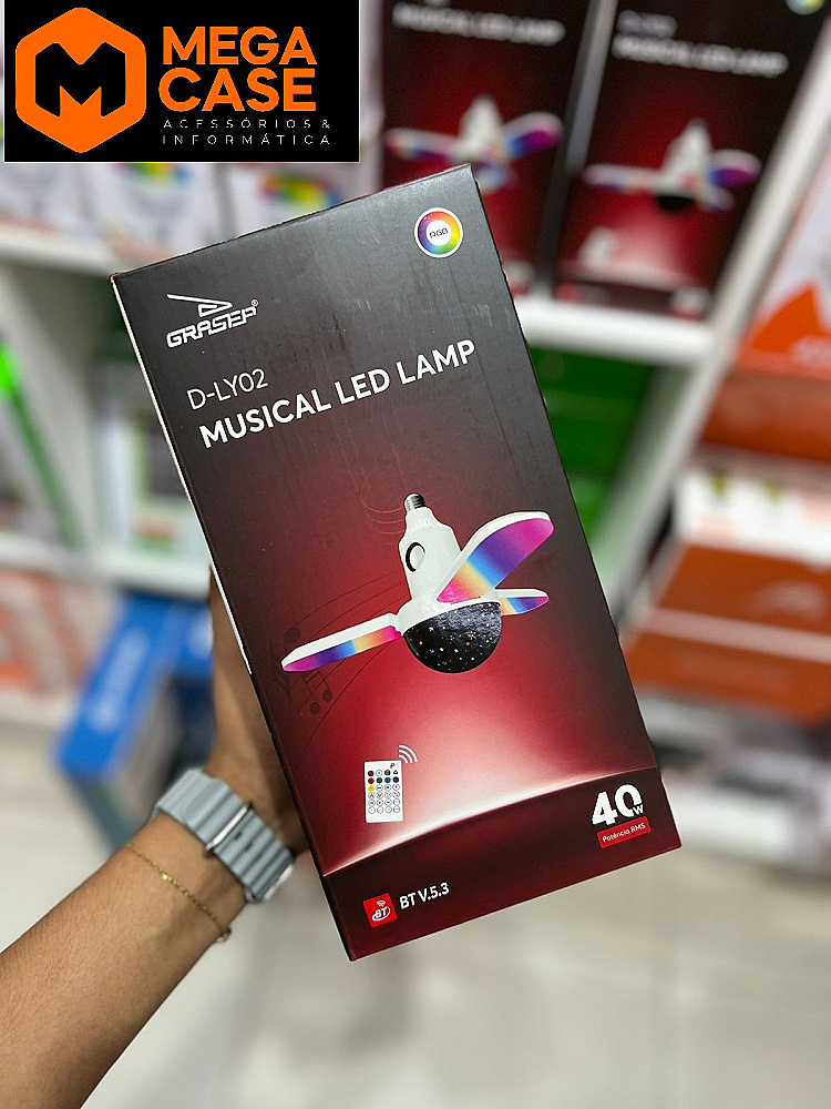 Luminaria musical giratoria 40w D-LY02