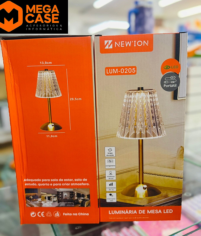 Luminaria de Mesa Led new ion LUM-0205