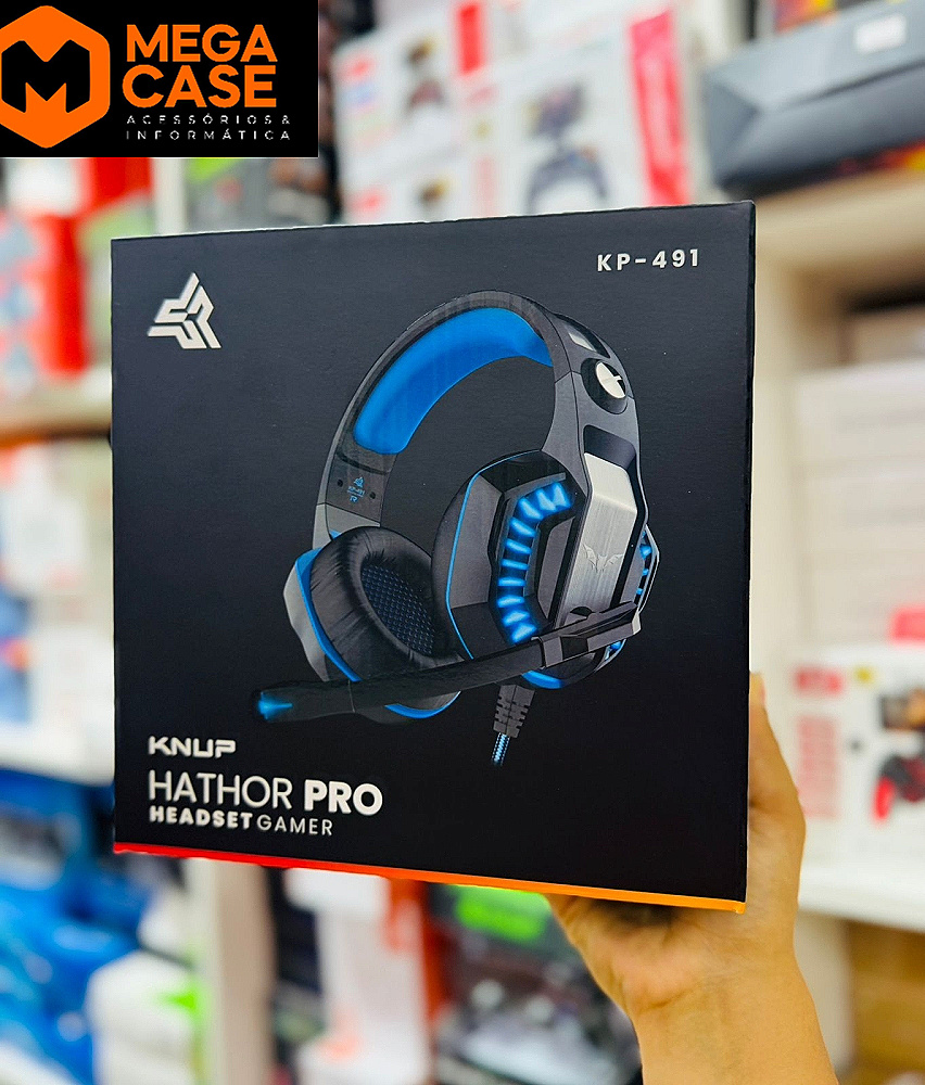 fone de ouvido headset knup kp-491