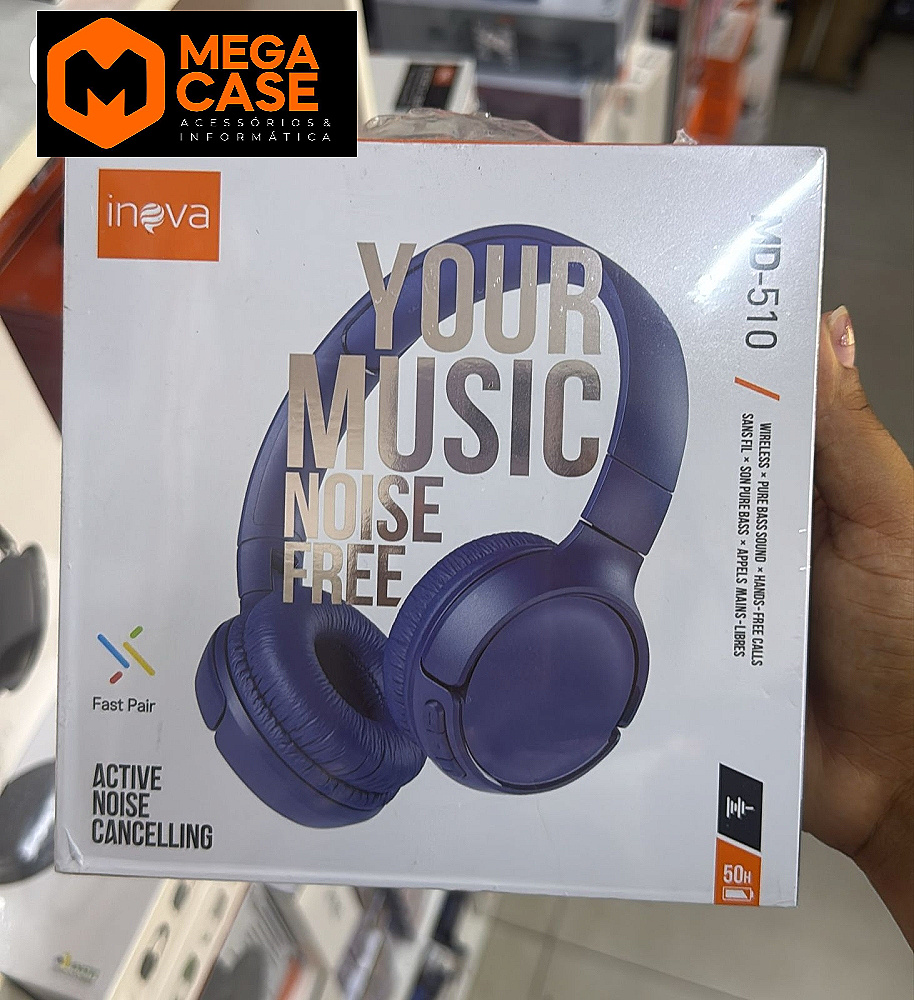 Fone de Ouvido Bluetooth INOVA KD-510