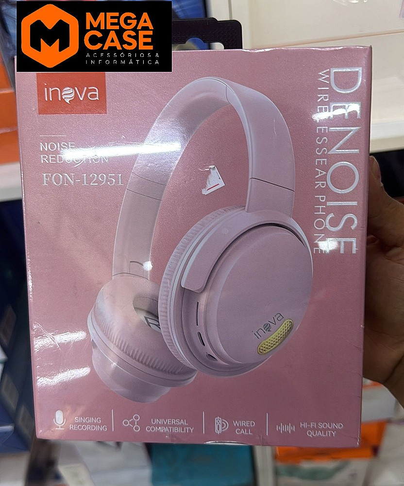 Fone de Ouvido Bluetooth INOVA FON-12951