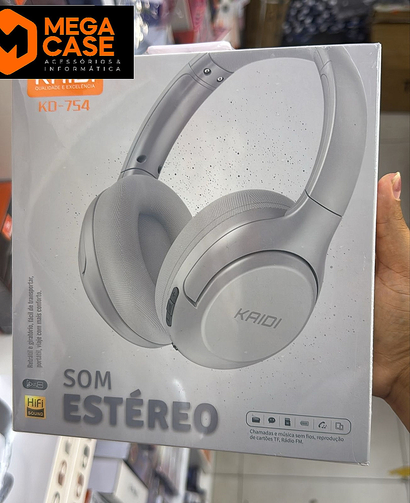 Fone de Ouvido Bluetooth KAIDI KD-754