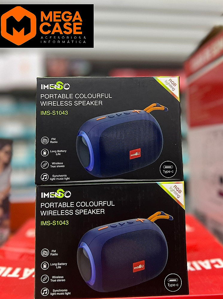 Ciaxa de som colourful imenso ims-s1043