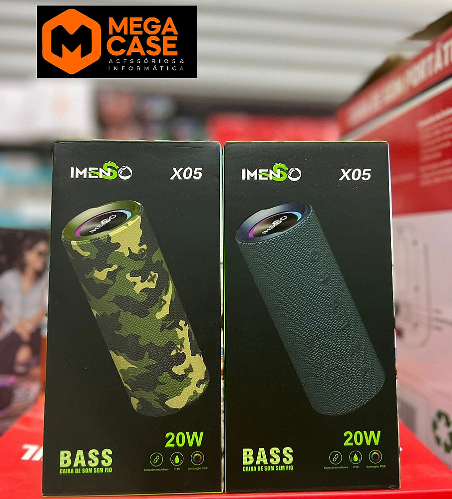 Caixa de Som Bluetooth IMENSO X05 20W