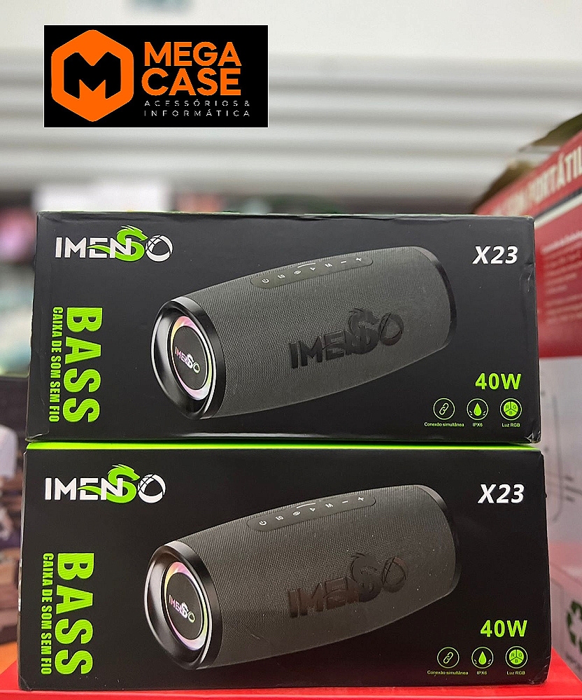 Caixa de Som Bluetooth IMENSO X23 40W