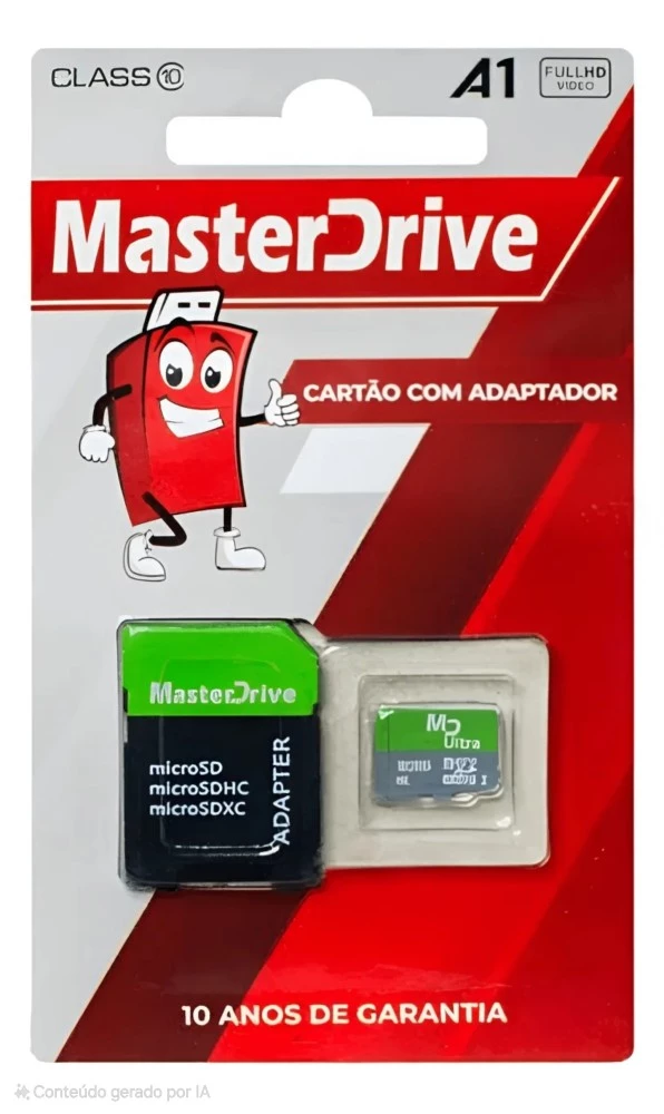 Cartão de memória master drive
