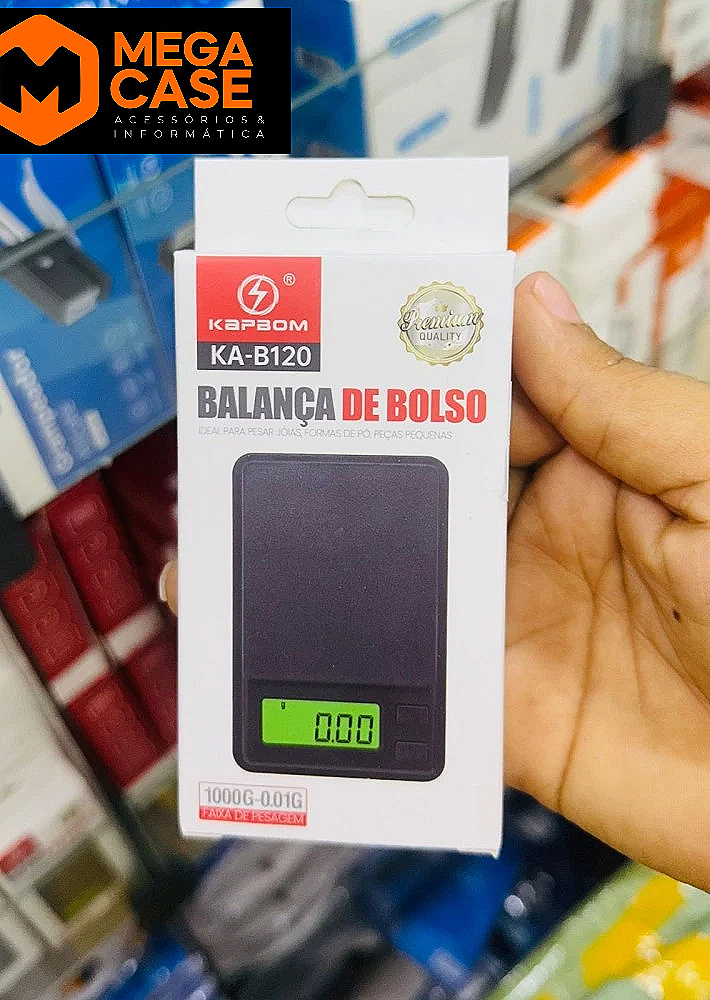 Balança Digital de Bolso Kapbom KA-B120