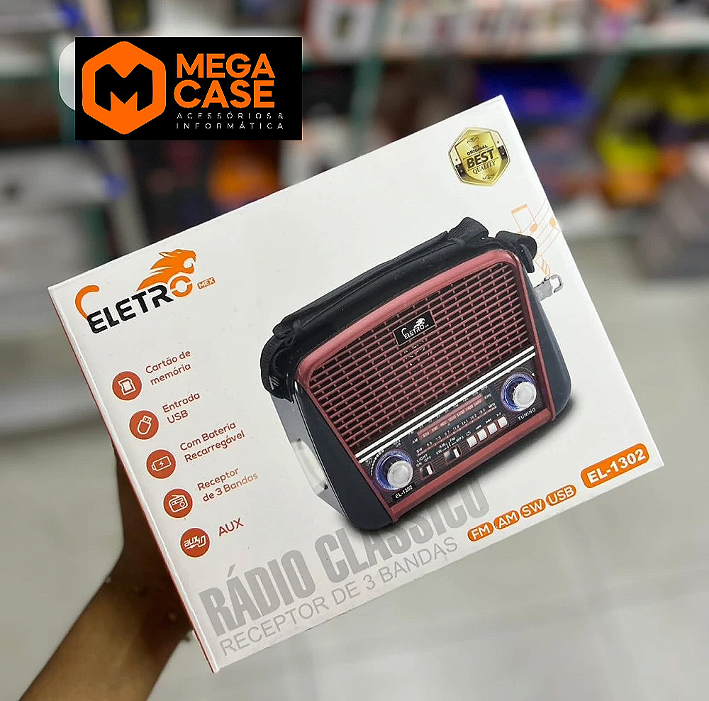 Rádio Portátil Eletro CE EL-1302