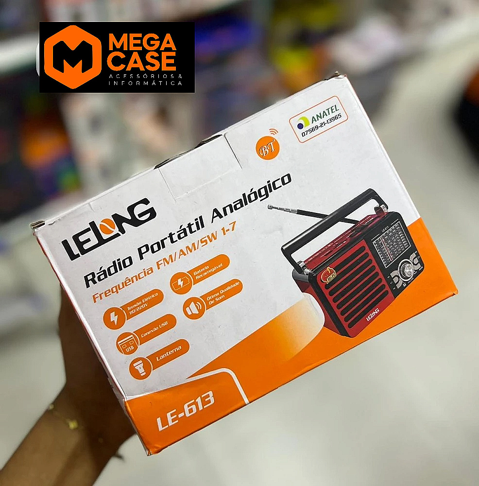 Rádio Portátil Lelong LE-613