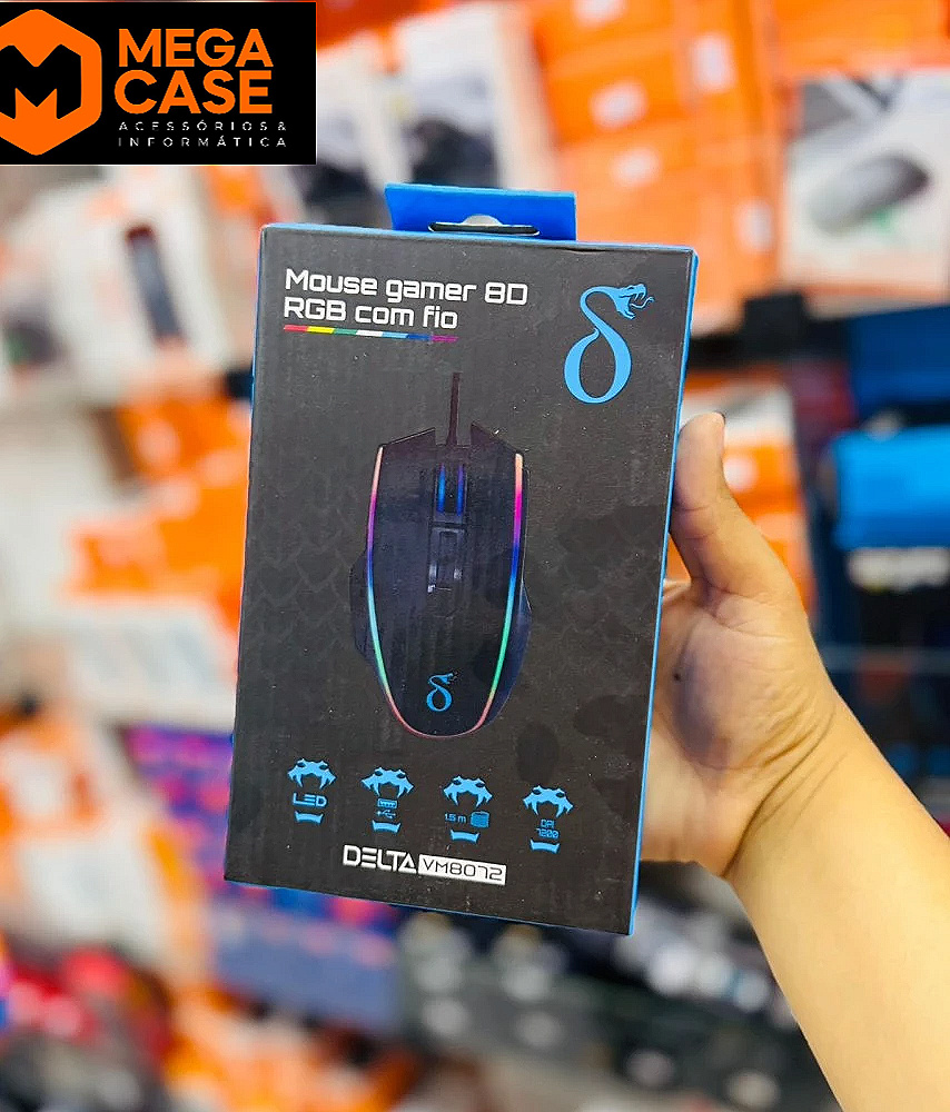 Mouse Gamer RGB Delta VM8072