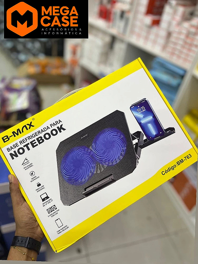 Base Refrigerada para Notebook B-MAX BM-763