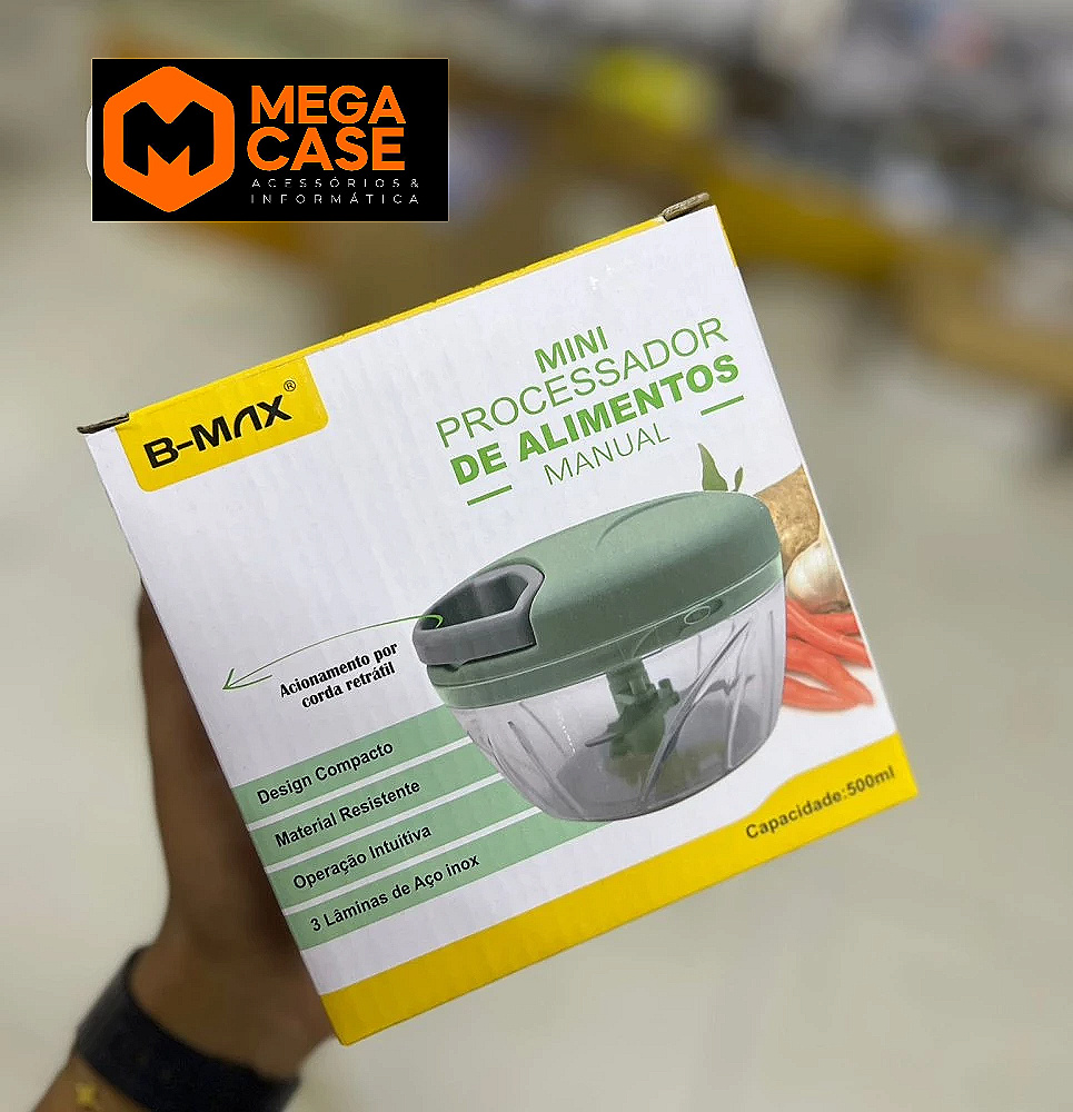 Mini Processador de Alimentos Manual B-MAX BM-F910