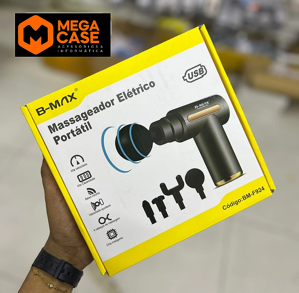 Massageador Elétrico Portátil B-MAX BM-F924