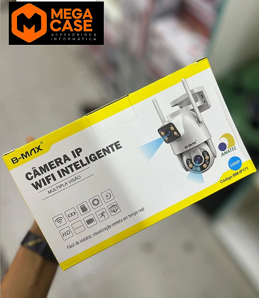 Câmera IP WiFi Inteligente B-MAX BM-PT71