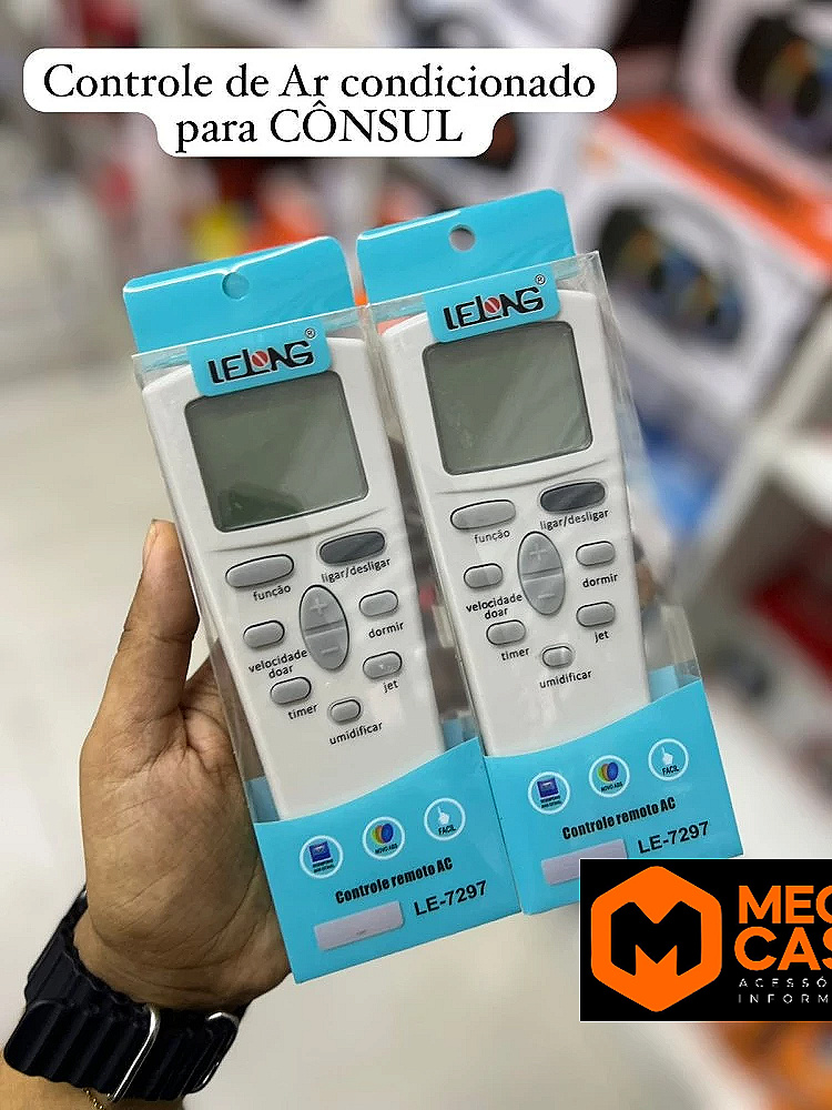 Controle Remoto Universal Ar Condicionado Consul Lelong LE-7297