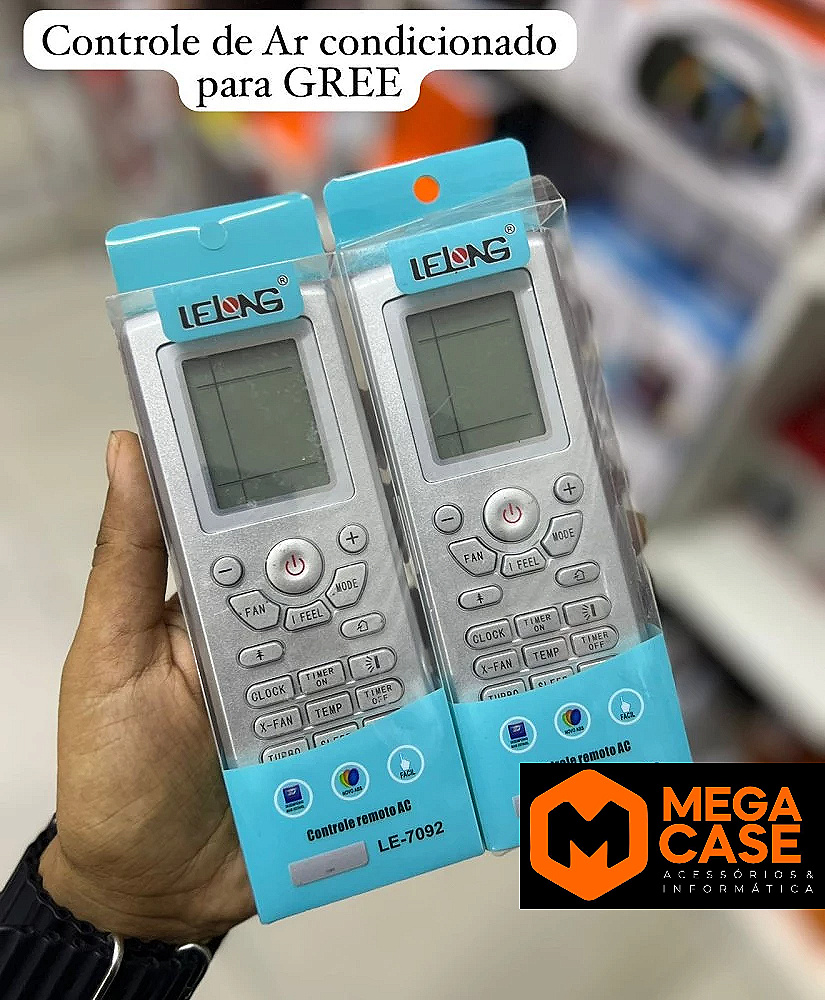 Controle Remoto Universal Ar Condicionado Gree Lelong LE-7092