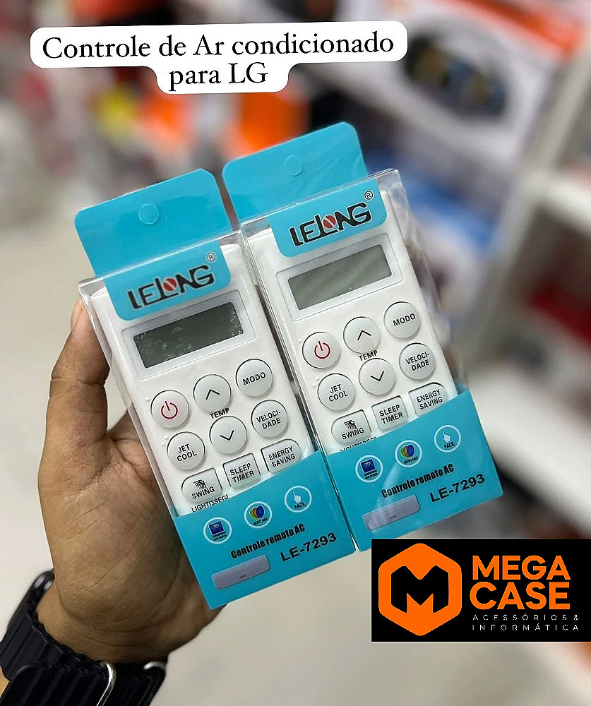 Controle Remoto Universal Ar Condicionado LG Lelong LE-7293