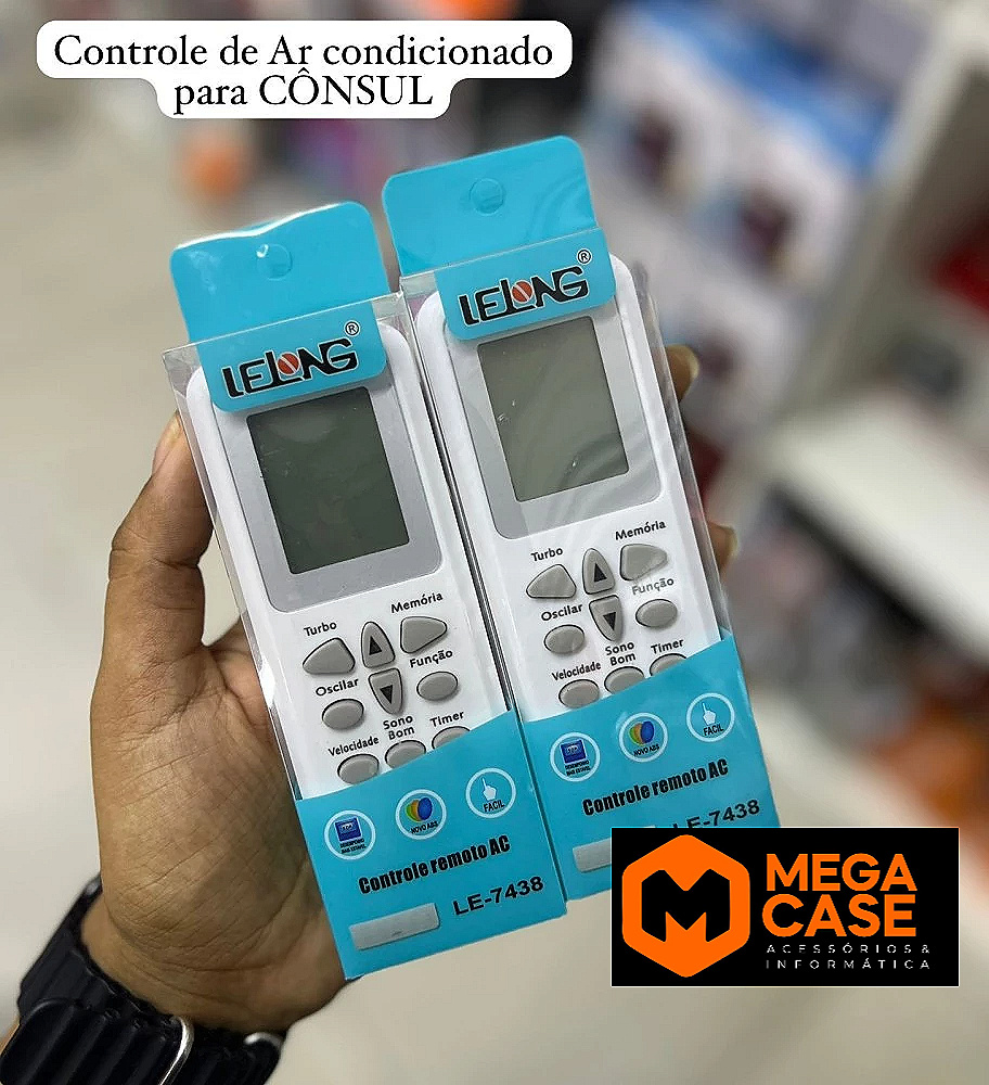 Controle Remoto Universal Ar Condicionado Consul Lelong LE-7438