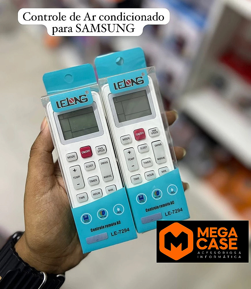 Controle Remoto Universal Ar Condicionado Samsung Lelong LE-7294