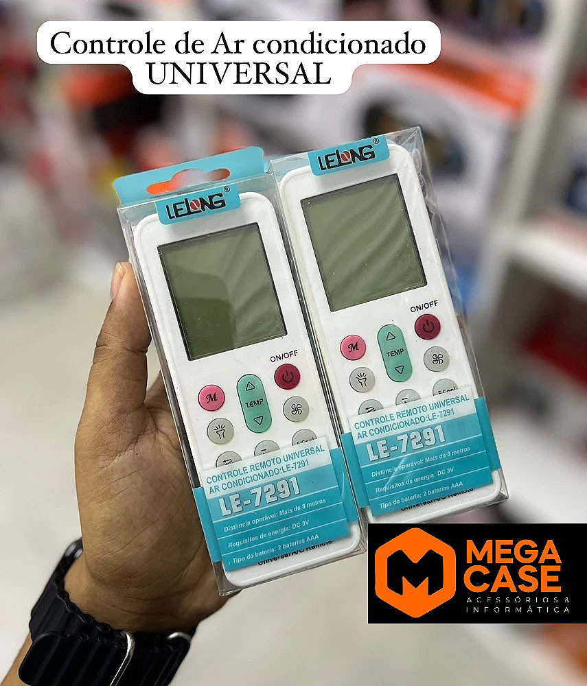 Controle Remoto Universal Ar Condicionado Lelong LE-7291