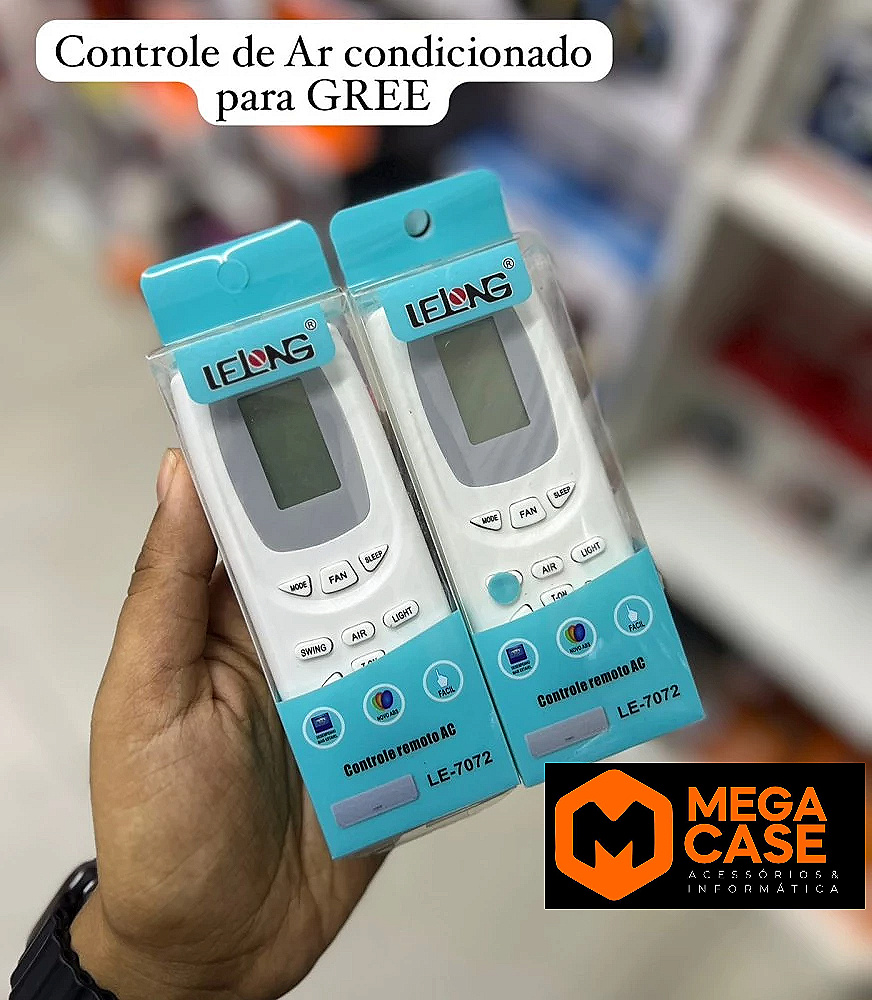 Controle Remoto Universal Ar Condicionado Gree Lelong LE-7072