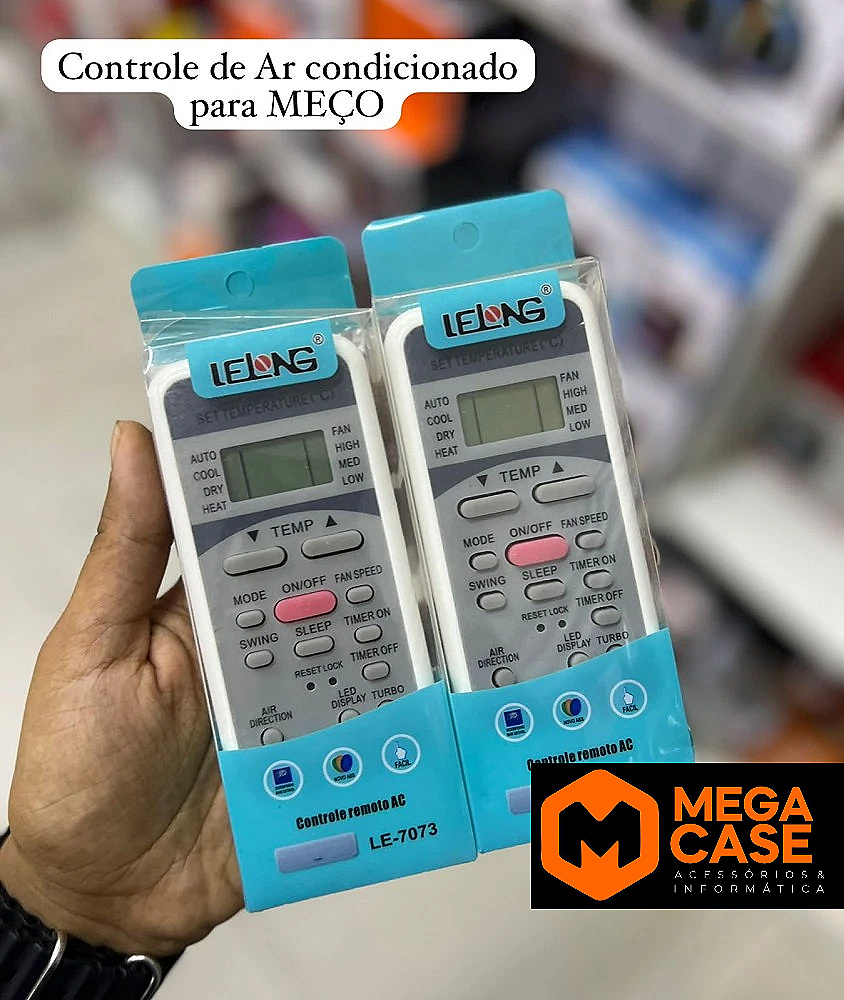 Controle Remoto Universal Ar Condicionado Meço Lelong LE-7073