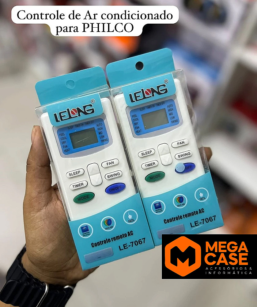 Controle Remoto Universal Ar Condicionado Philco LE-7067