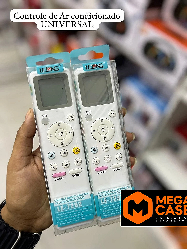 Controle Remoto Universal Ar Condicionado Lelong LE-7292