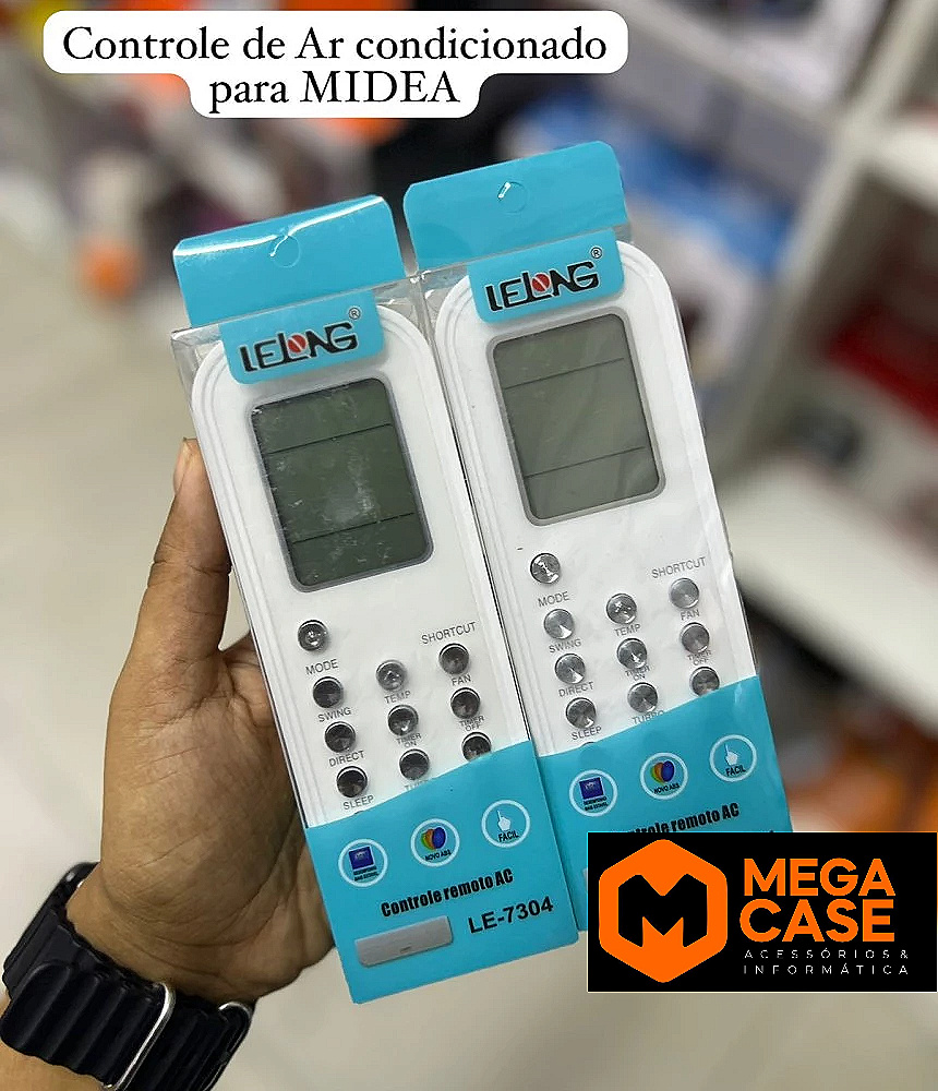 Controle Remoto Universal Ar Condicionado Midea LE-7304