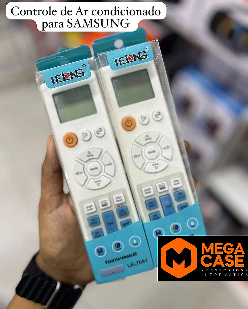 Controle Remoto Universal Ar Condicionado Samsung LE-7091