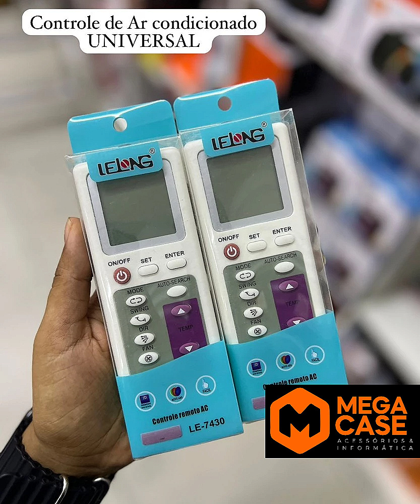Controle Remoto Universal Ar Condicionado Lelong LE-7430