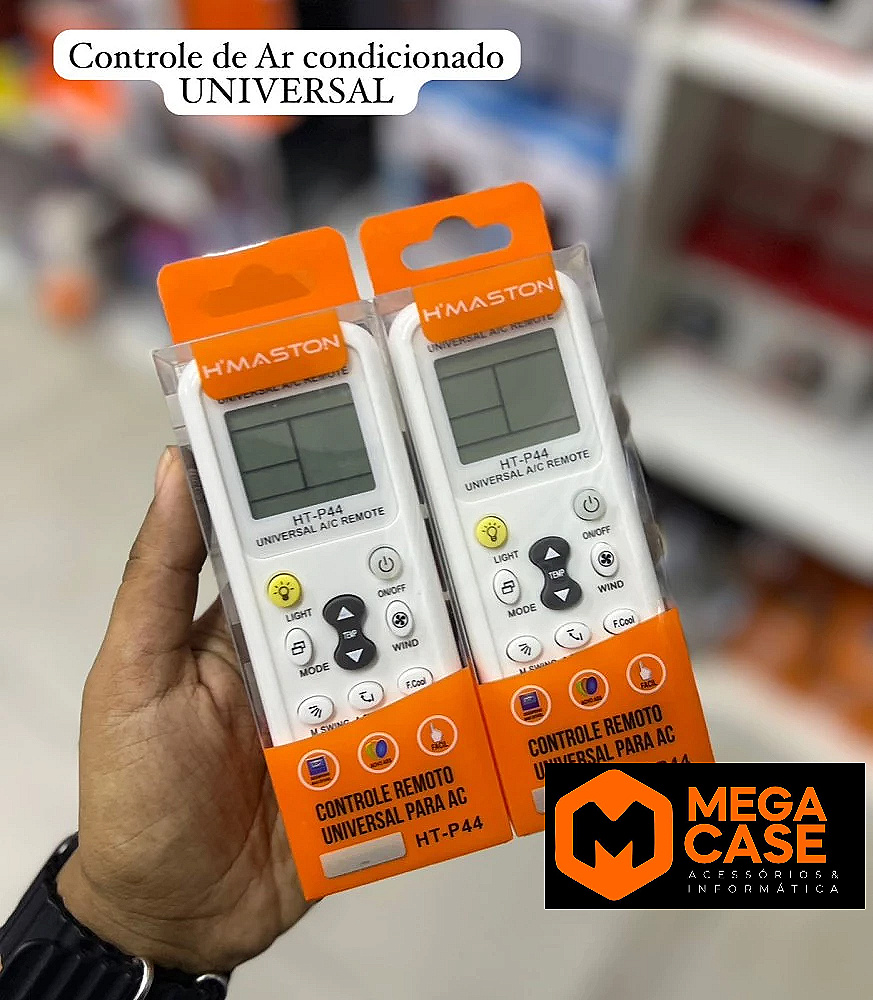 Controle Remoto Universal Ar Condicionado H'maston HT-P44
