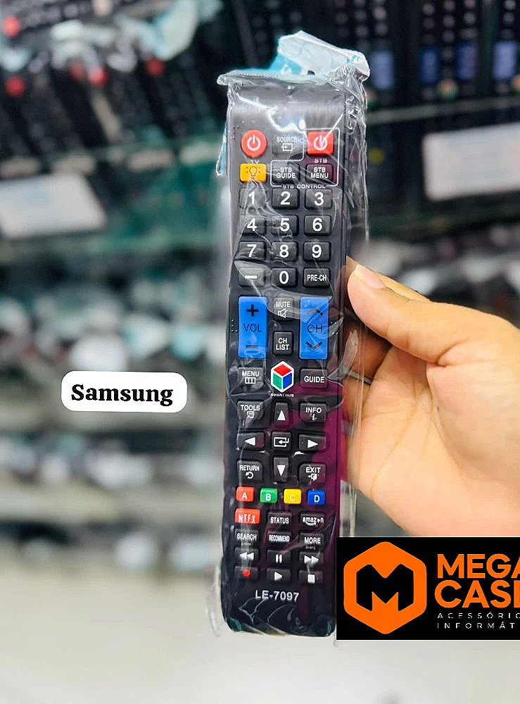 Controle Remoto Universal Samsung Smart TV LE-7097