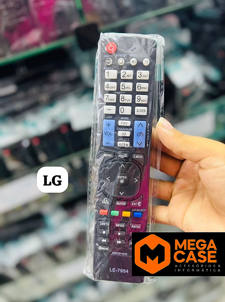 Controle Remoto Universal LG Smart TV LE-7954