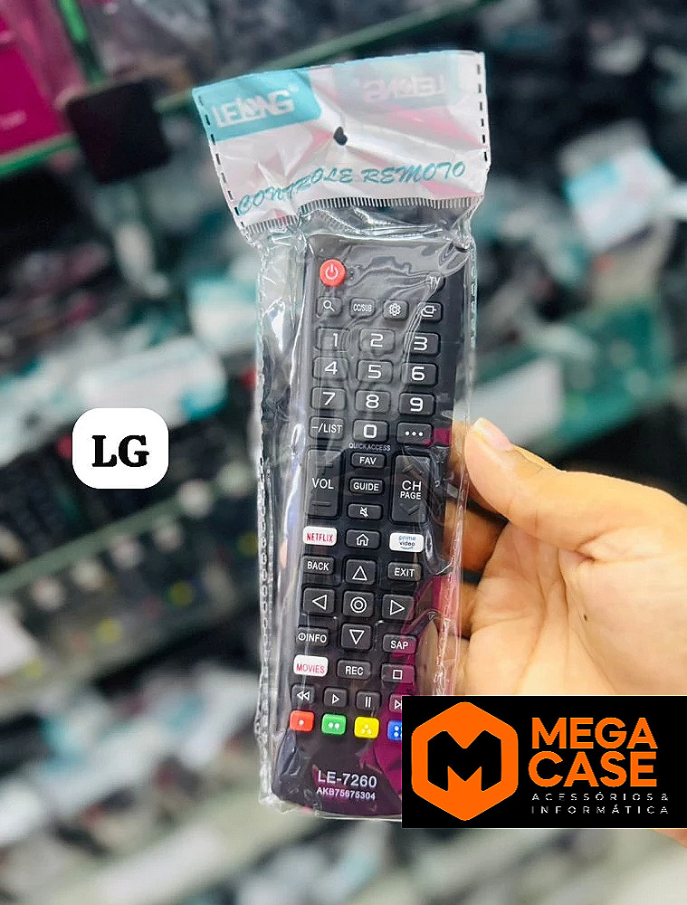 Controle Remoto Universal LG SMART LE-7260