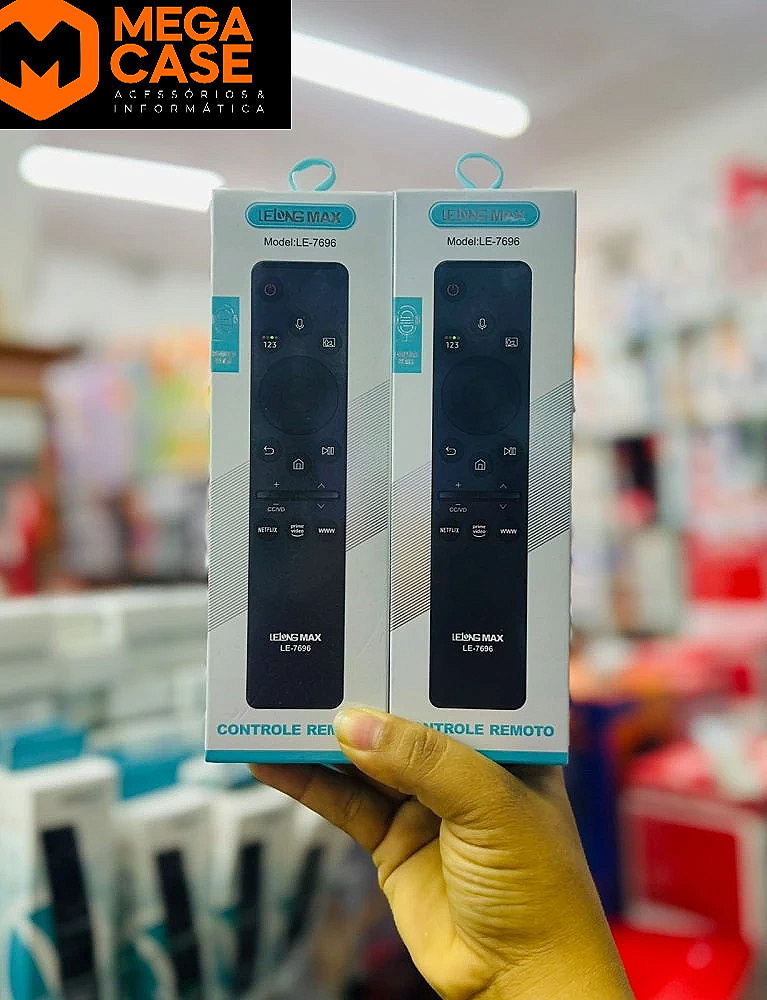 Controle Remoto Universal SAMSUNG com Comando de Voz Leong Max LE-7696