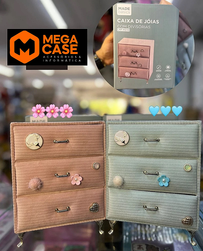 Caixa de jóias Made Basics LMF-M240