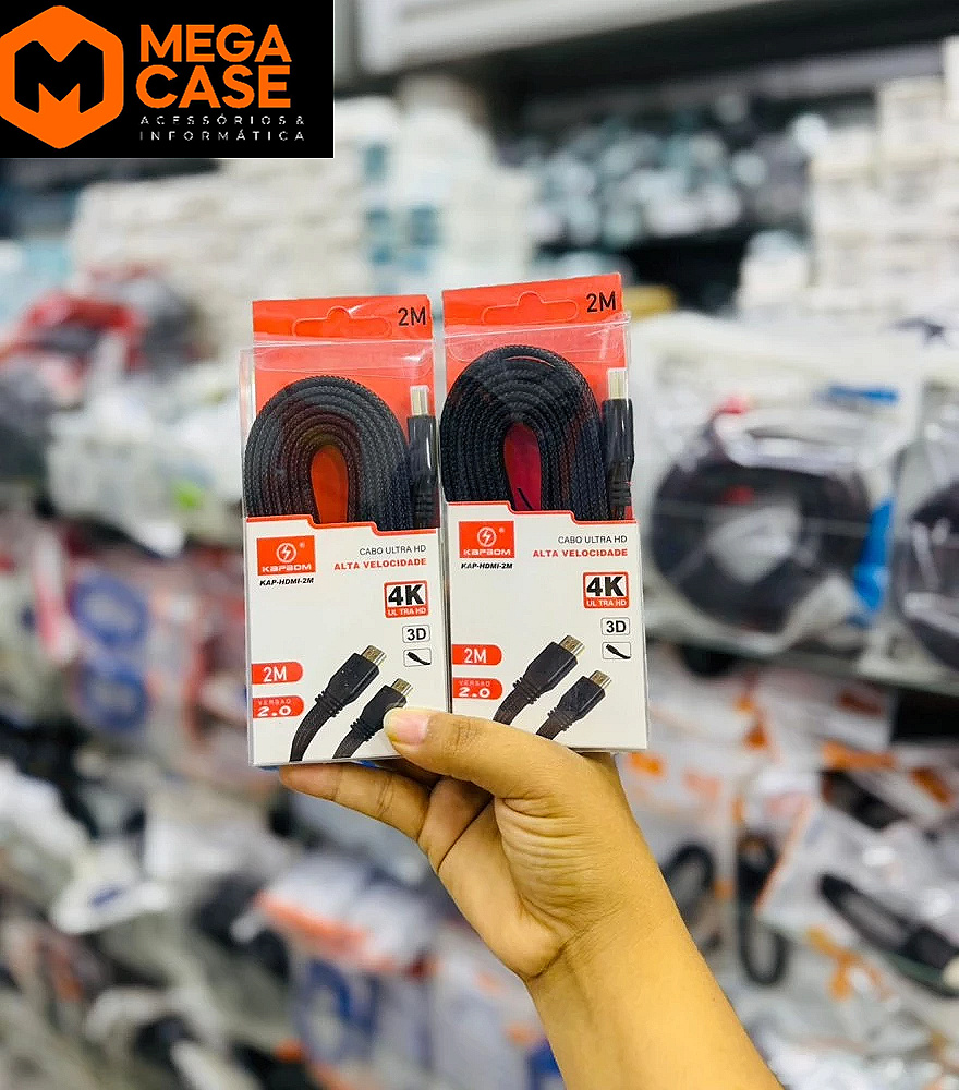 Cabo HDMI Kapbom 2M 4K Ultra HD