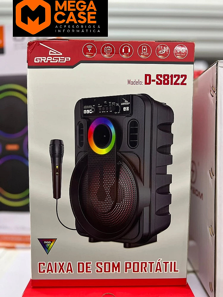 Caixa de som portátil Grasep