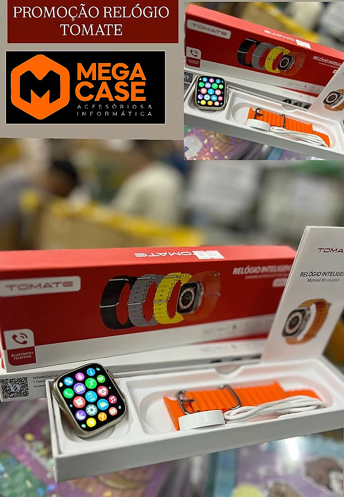 Relógio Smartwatch Tomate