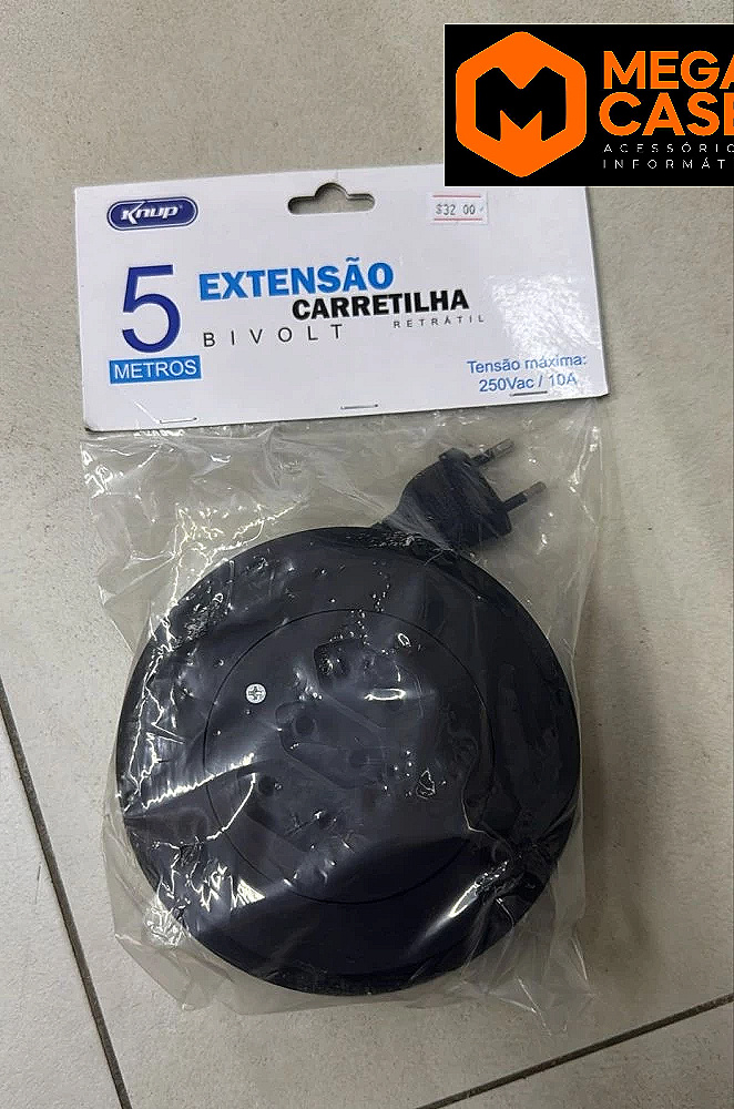 Extensão Carretinha Knup 5m Retrátil