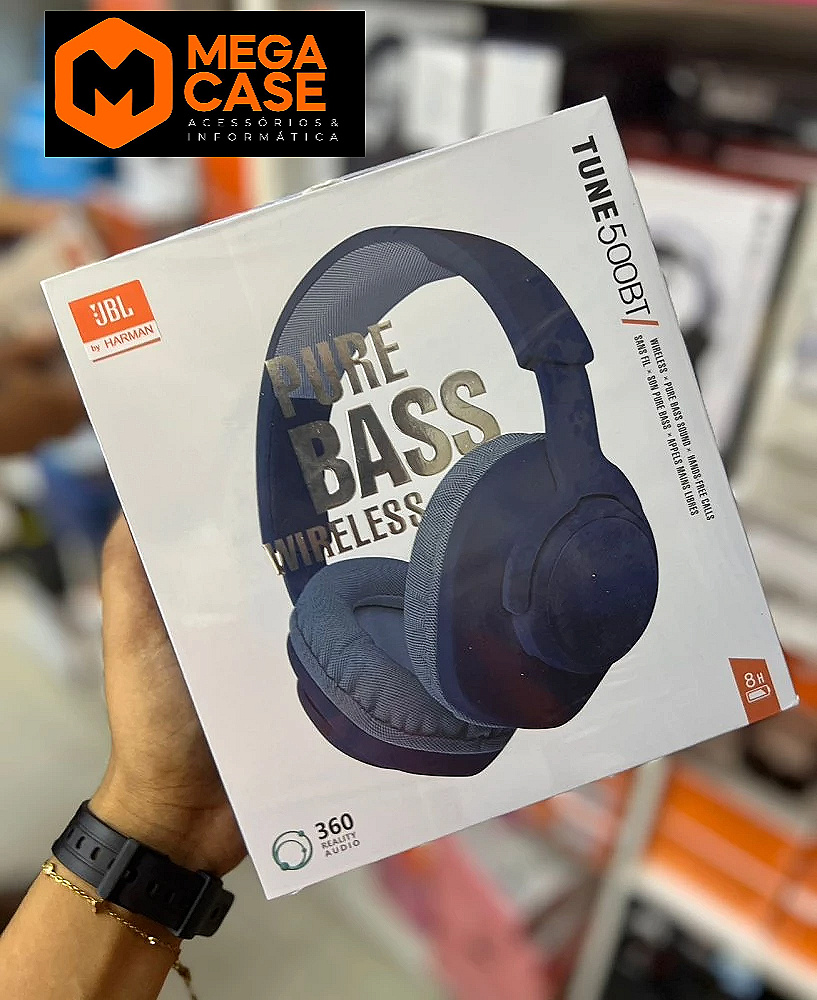 Fone de Ouvido Bluetooth TUNE 500bt com Pure Bass